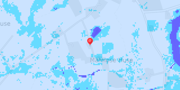 Grundvandsdybder på Malmose 9
