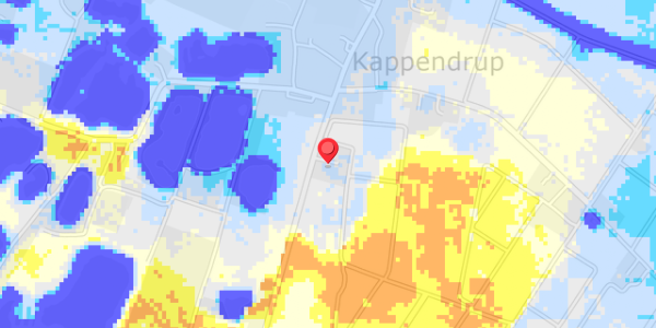 Grundvandsdybder på Kappendrupvej 4