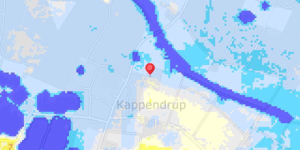 Grundvandsdybder på Kappendrupvej 10