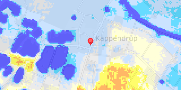 Grundvandsdybder på Kappendrupvej 13