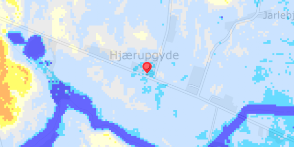 Grundvandsdybder på Hjerupgyde 17