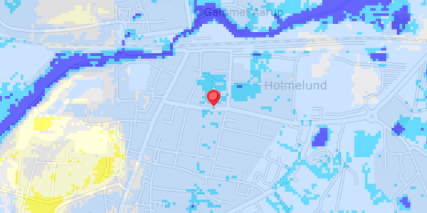 Grundvandsdybder på Holmelund 9
