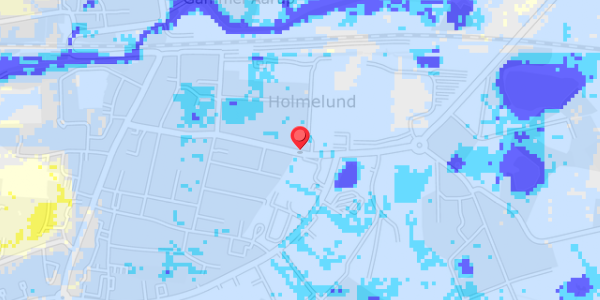 Grundvandsdybder på Holmelund 39