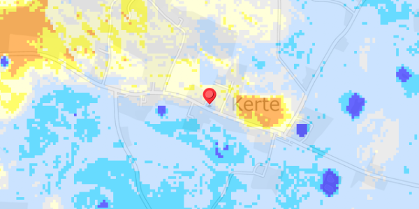 Grundvandsdybder på Kertevej 44