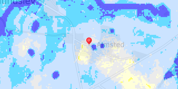Grundvandsdybder på Almsted 13