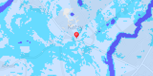 Grundvandsdybder på Katry 2