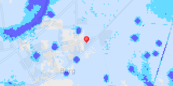 Grundvandsdybder på Borg 5