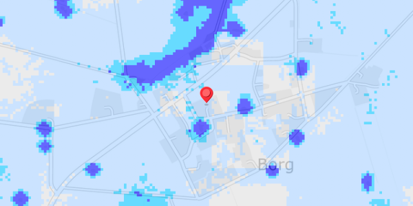 Grundvandsdybder på Borg 28