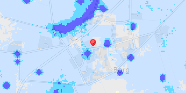 Grundvandsdybder på Borg 30