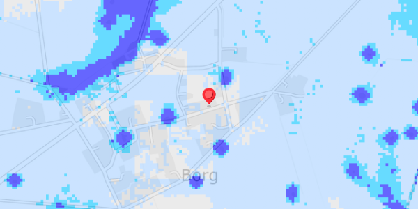 Grundvandsdybder på Borg 43