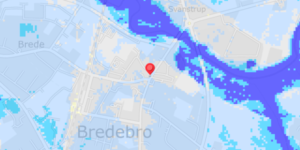 Grundvandsdybder på Brogade 1