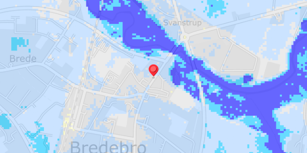 Grundvandsdybder på Brogade 11