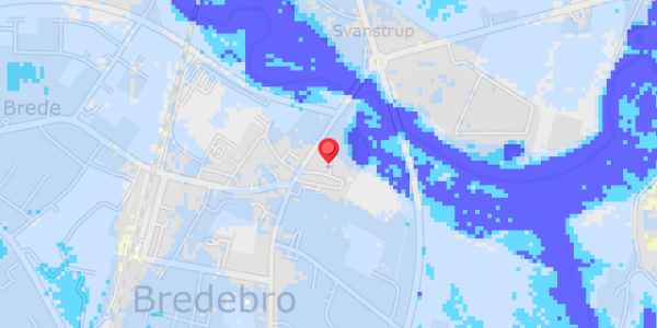 Grundvandsdybder på Danmarksgade 1