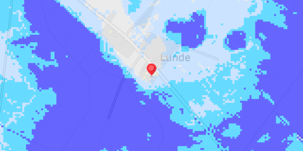 Grundvandsdybder på Lunde 11