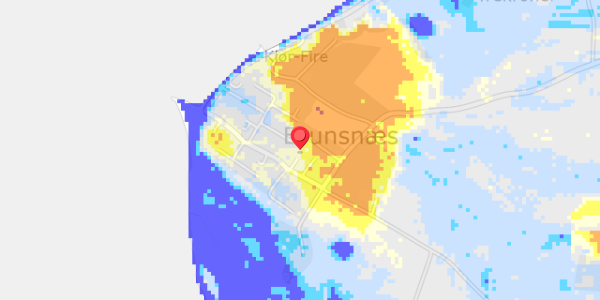 Grundvandsdybder på Dalen 10