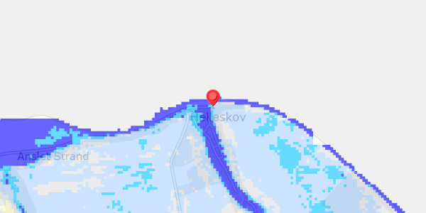 Grundvandsdybder på Anslet Strand 1