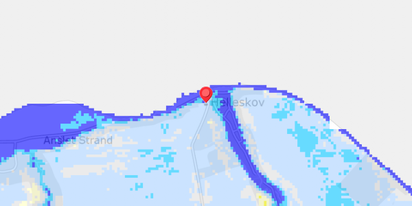 Grundvandsdybder på Anslet Strand 3