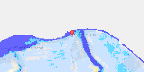 Grundvandsdybder på Anslet Strand 7