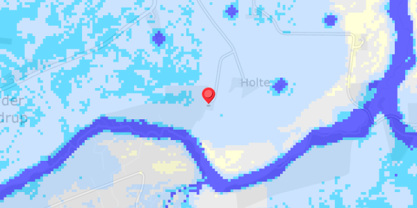 Grundvandsdybder på Holtevej 16