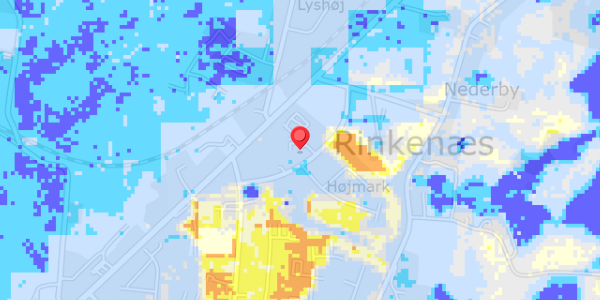 Grundvandsdybder på Dalsmark 13, . 23