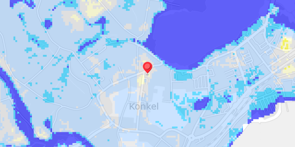 Grundvandsdybder på Herles 9