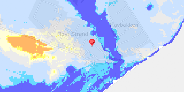 Grundvandsdybder på Flovt Strand 20