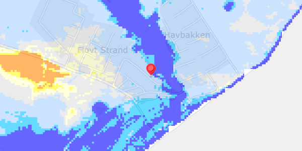 Grundvandsdybder på Flovt Strand 27