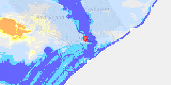 Grundvandsdybder på Flovt Strand 78