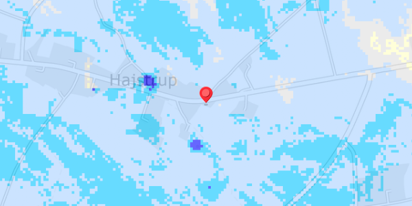 Grundvandsdybder på Hajstrupgade 74