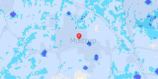 Grundvandsdybder på Moltrup Bygade 6