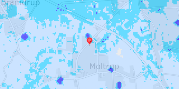 Grundvandsdybder på Moltrup Bygade 31