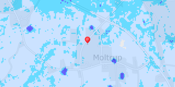 Grundvandsdybder på Moltrup Bygade 35