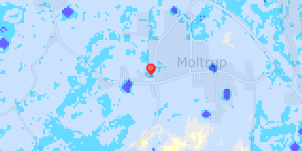 Grundvandsdybder på Moltrup Bygade 82