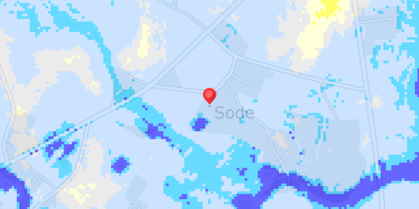 Grundvandsdybder på Sodegade 12A