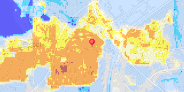 Grundvandsdybder på Svanevej 39