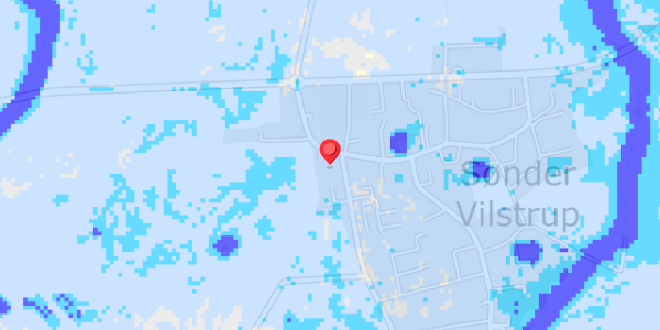Grundvandsdybder på Vilstrup Bysving 8B