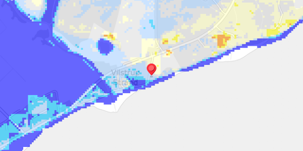 Grundvandsdybder på Vilstrup Strand 1