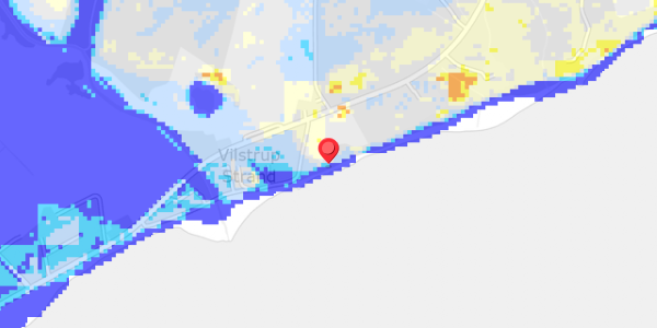 Grundvandsdybder på Vilstrup Strand 3