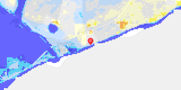 Grundvandsdybder på Vilstrup Strand 5