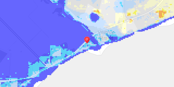 Grundvandsdybder på Vilstrup Strand 48