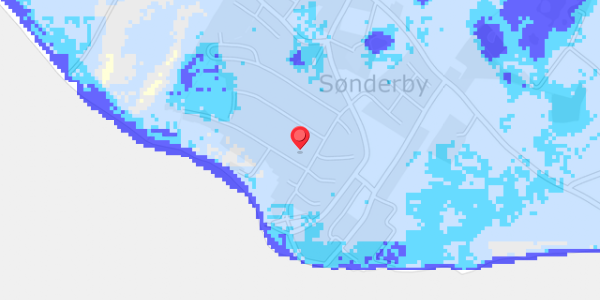 Grundvandsdybder på Oddermosen 4