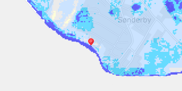 Grundvandsdybder på Oddermosen 9A