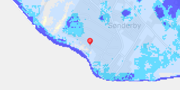 Grundvandsdybder på Oddermosen 13