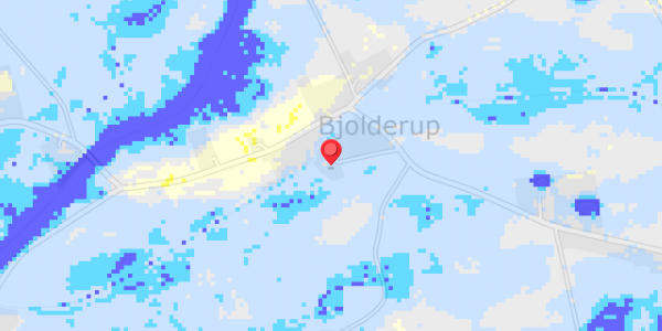 Grundvandsdybder på Bjolderupvej 65