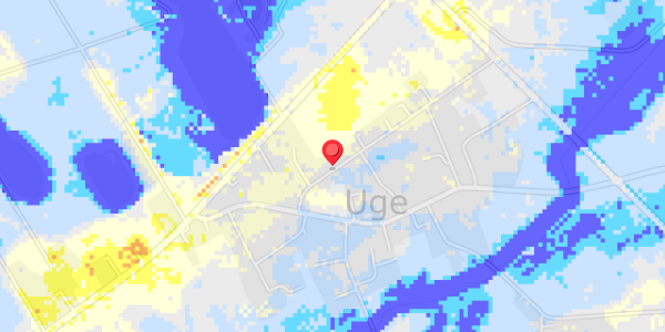 Grundvandsdybder på Uge Allegade 13