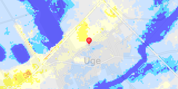 Grundvandsdybder på Uge Allegade 19