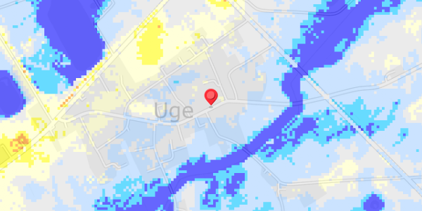 Grundvandsdybder på Uge Bygade 21