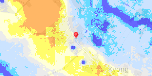 Grundvandsdybder på Langgade 17