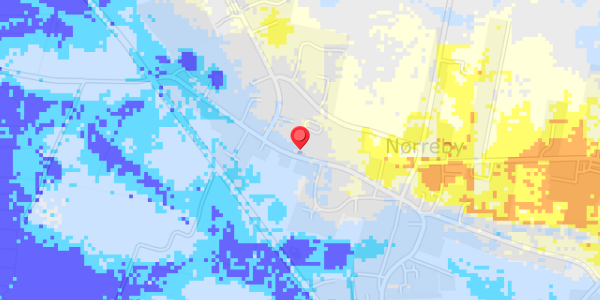 Grundvandsdybder på Sviegade 20