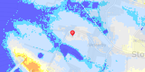Grundvandsdybder på Vesterbyvej 21